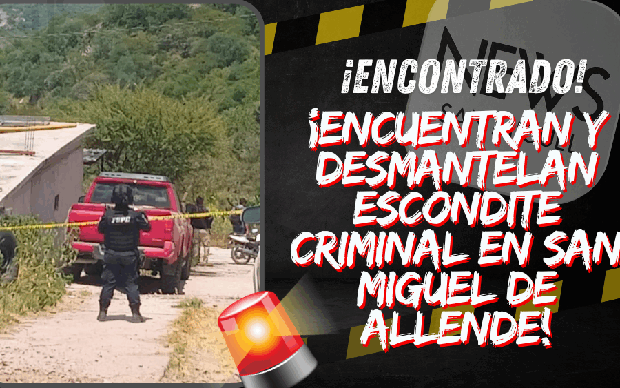 Desmantelan escondite criminal en San Miguel de Allende: aseguran armas, vehículos y equipo táctico
