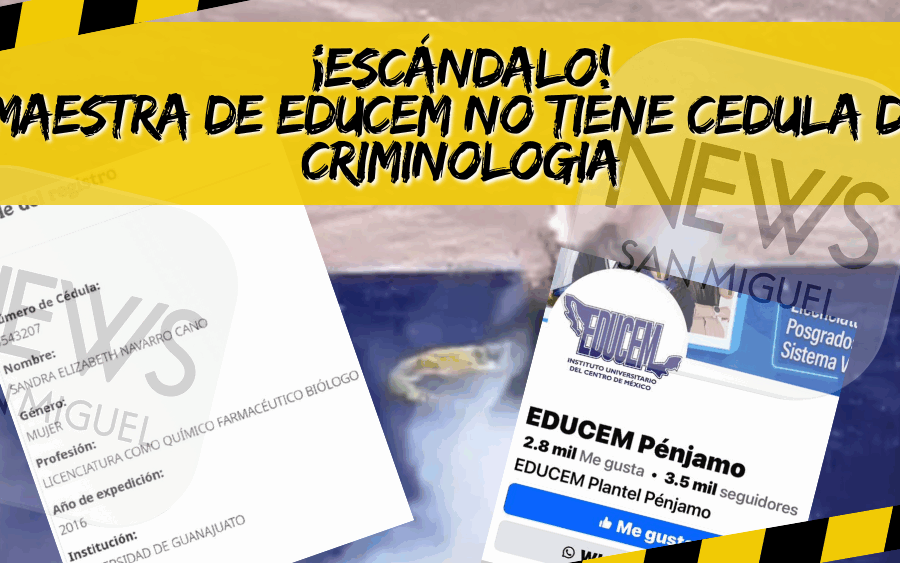 ¡Escándalo en Pénjamo! maestra sin cédula y silencio de EDUCEM en caso de gato torturado