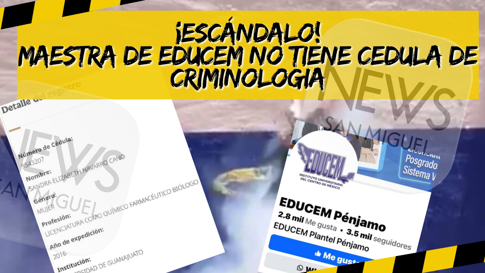 ¡Escándalo en Pénjamo! maestra sin cédula y silencio de EDUCEM en caso de gato torturado