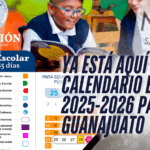 Calendario Escolar 2025-2026 en Guanajuato: fechas clave, matrícula y días de clase