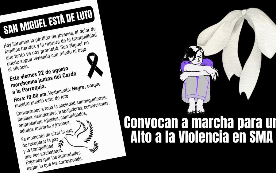 San Miguel está de luto: ciudadanos llaman a marchar por la paz y un alto a violencia