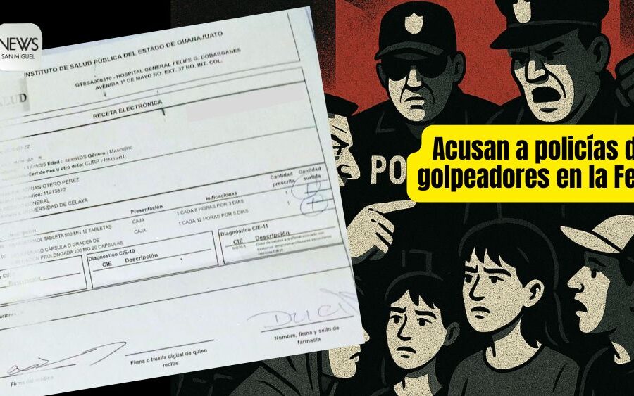 De la Feria al Hospital: joven acusa a policías por golpes y robo en San Miguel de Allende