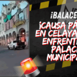 ¡Pánico celayense! balacera enfrente de Palacio municipal