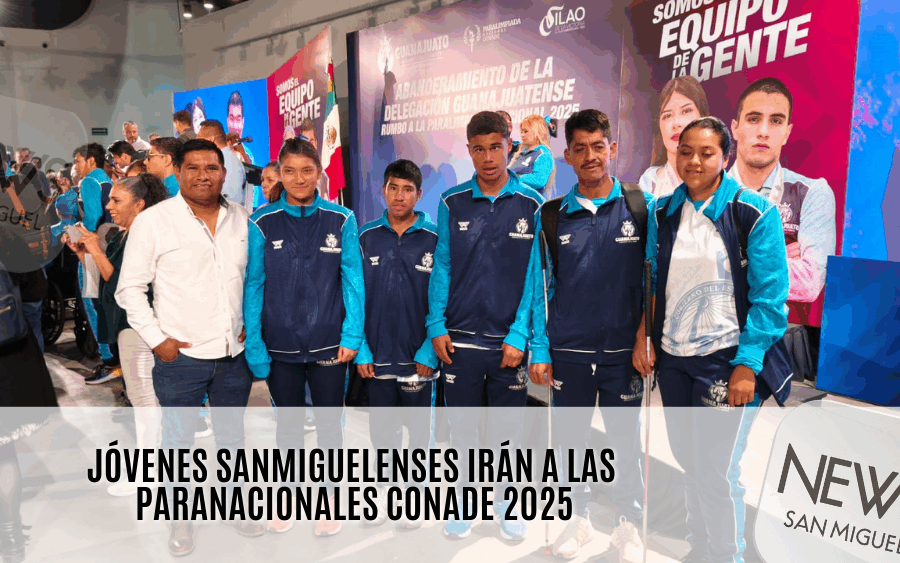 Sanmiguelenses representarán a Guanajuato en los Paranacionales CONADE 2025