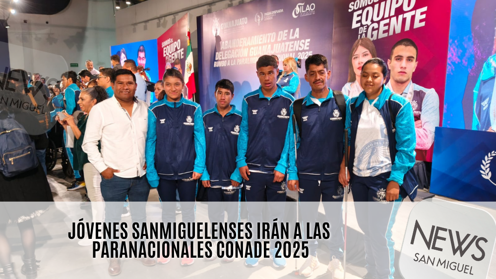 Sanmiguelenses representarán a Guanajuato en los Paranacionales CONADE 2025