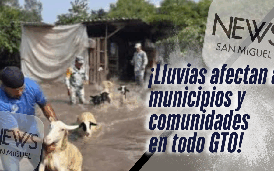 Lluvias afectan a más de 360 personas en GTO