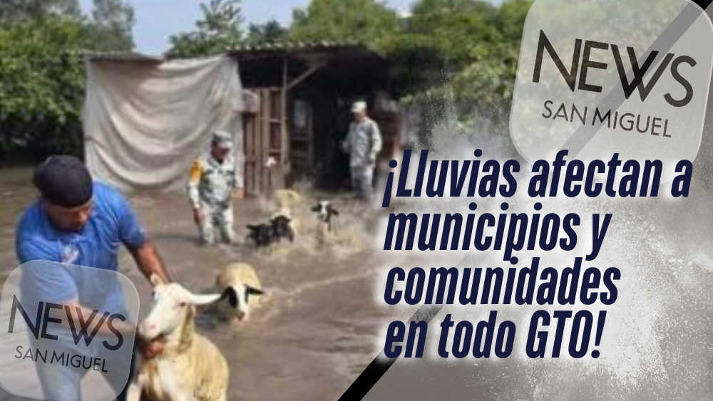 Lluvias afectan a más de 360 personas en GTO