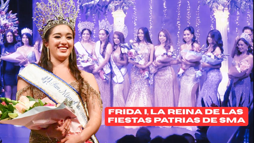 Frida I, nueva Reina de las Fiestas Patrias en San Miguel de Allende 2025