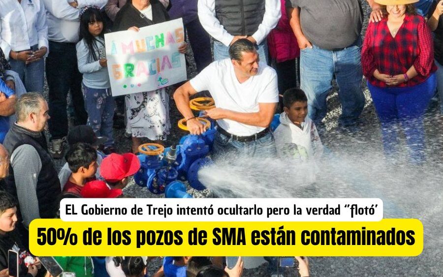 San Miguel de Allende tiene contaminados el 50% de sus pozos de agua; no son aptos para consumo