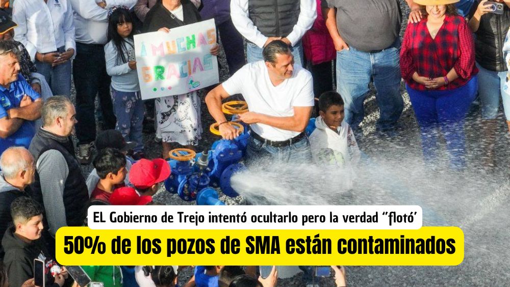 San Miguel de Allende tiene contaminados el 50% de sus pozos de agua; no son aptos para consumo