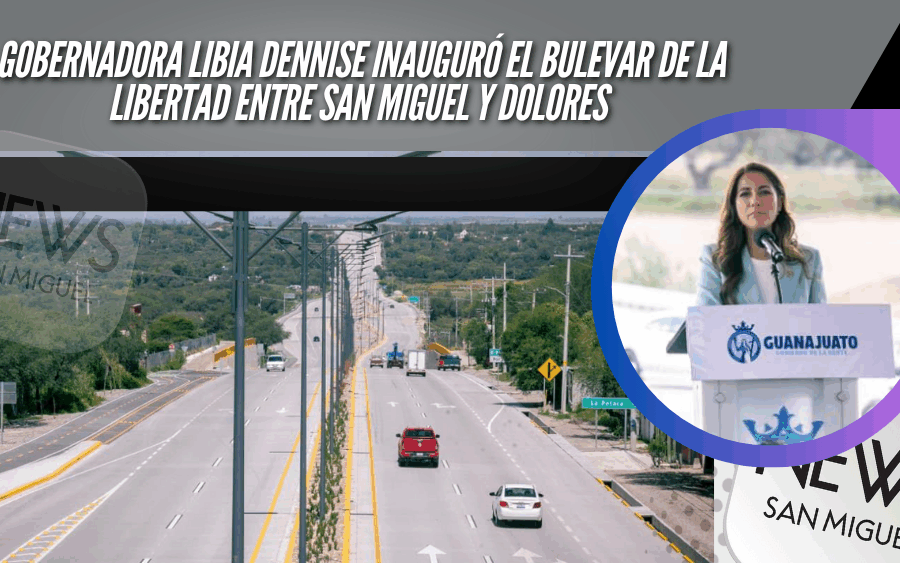 Libia Dennise inaugura el Bulevar de La Libertad entre San Miguel y Dolores