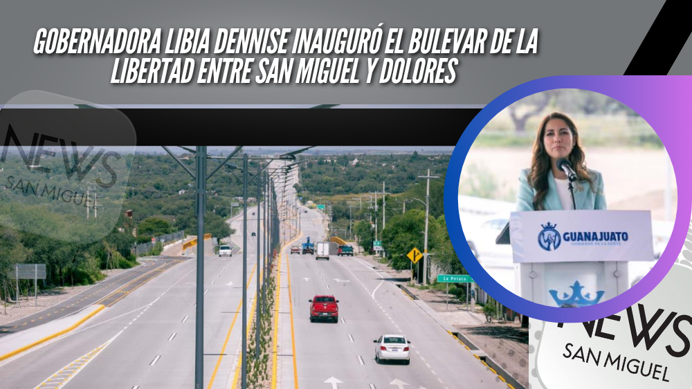 Libia Dennise inaugura el Bulevar de La Libertad entre San Miguel y Dolores