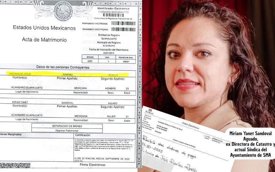 Exponen presunto ‘aviador’ en Catastro: la síndico de San Miguel habría metido a su esposo a cobrar sin trabajar