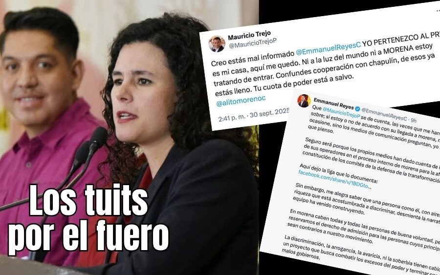 Pleito tuitero: Trejo busca fuero y el senador Emmanuel Reyes le recuerda que ni en Morena lo quieren