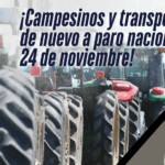 Paro nacional del 24 de noviembre será en los 32 estados