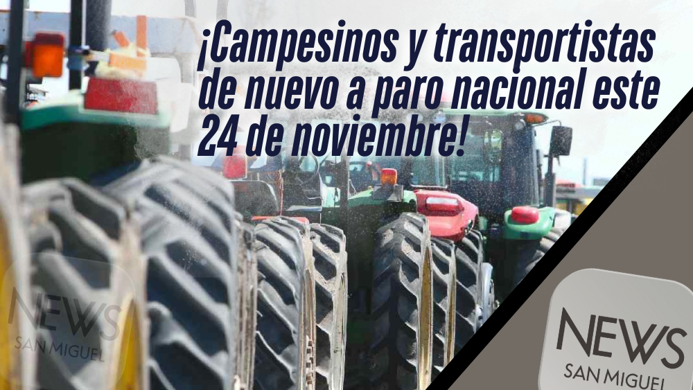 Paro nacional del 24 de noviembre será en los 32 estados
