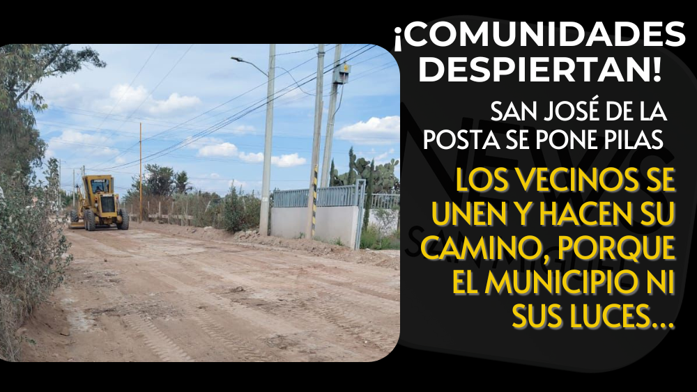 San José de la Posta repara sus caminos con dinero de la comunidad