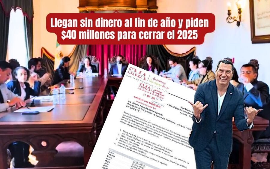 Pide Gobierno Municipal $40 millones de adelanto para cerrar el 2025;  ya no hay dinero para servicios