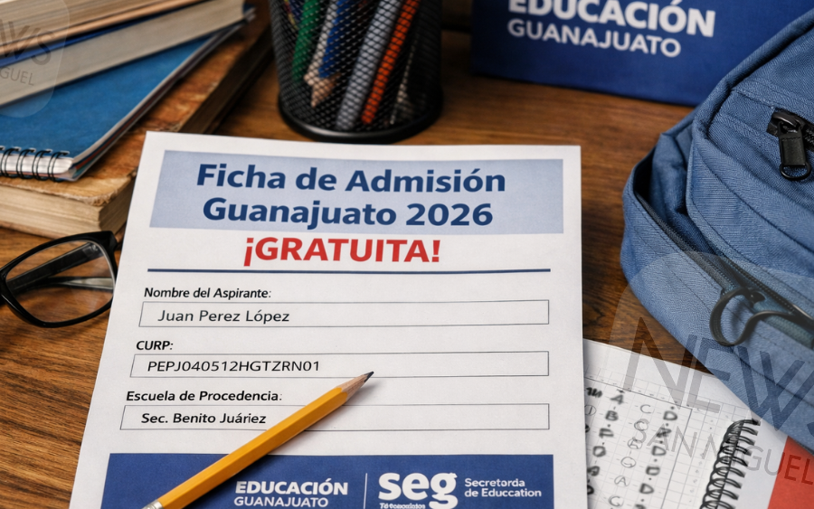 Fichas de admisión Guanajuato 2026 serán gratuitas