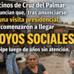 Vecinos de Cruz del Palmar acusan “apoyos de golpe” tras anuncio de visita presidencial