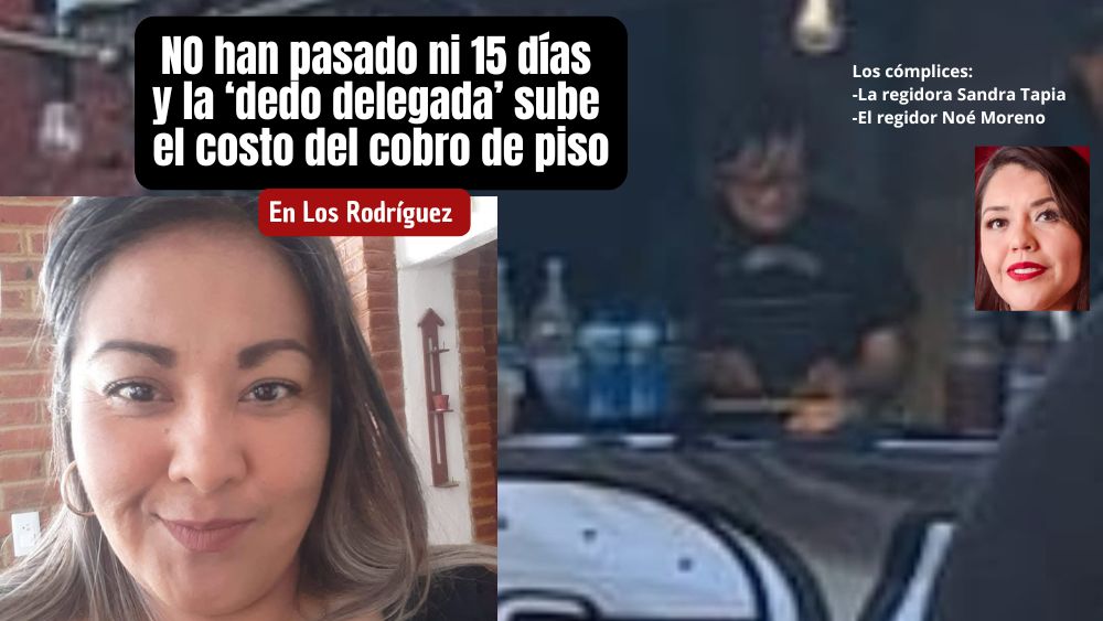 Ni 15 dias tienen y denuncian alza de ‘cobro de plaza’ y abusos de nueva delegada en Los Rodríguez, Obdulia Arias