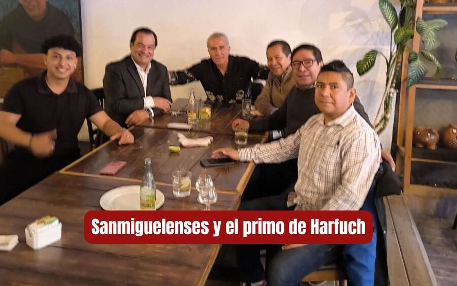 Carlos García visita San Miguel de Allende; pide a ex funcionarios y empresarios, ‘Info Enjambre’ del terruño