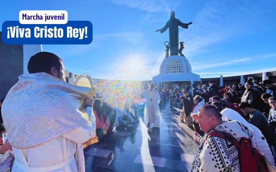 Más de 60 mil jovenes se unen para la marcha al Cubilete