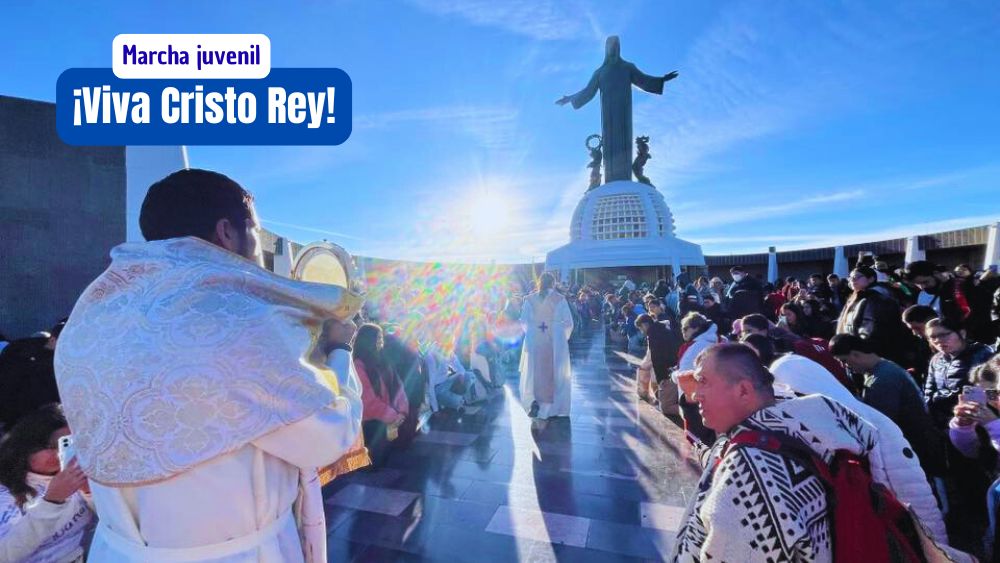 Más de 60 mil jovenes se unen para la marcha al Cubilete