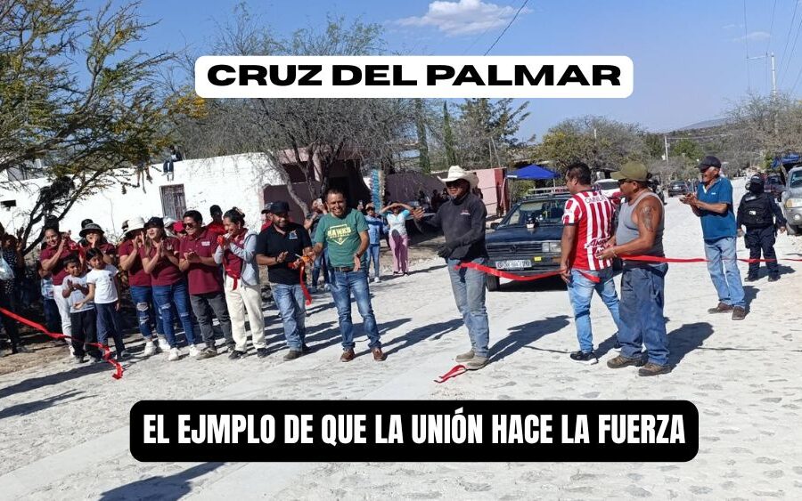 Cruz del Palmar se hizo su propia avenida: inauguran la calle Revolución tras años de olvido