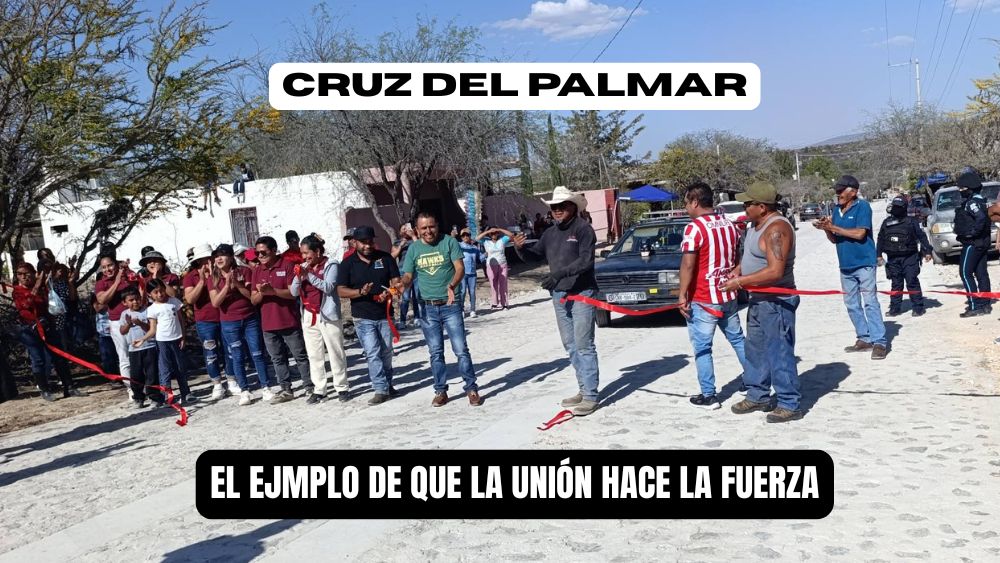Cruz del Palmar se hizo su propia avenida: inauguran la calle Revolución tras años de olvido