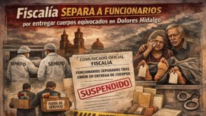 Fiscalía de Guanajuato separa a funcionarios por entregar cuerpos equivocados en Dolores Hidalgo
