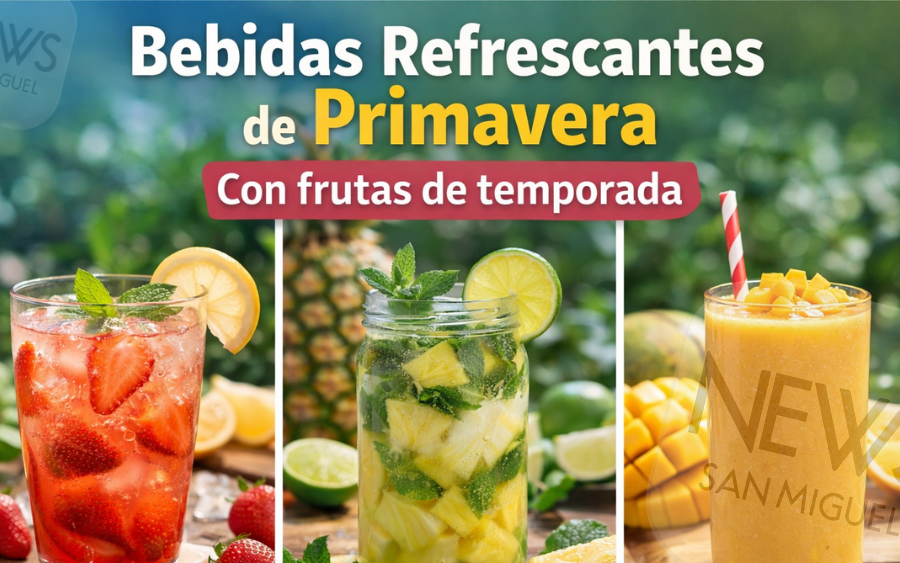 Bebidas refrescantes: recetas con frutas de temporada