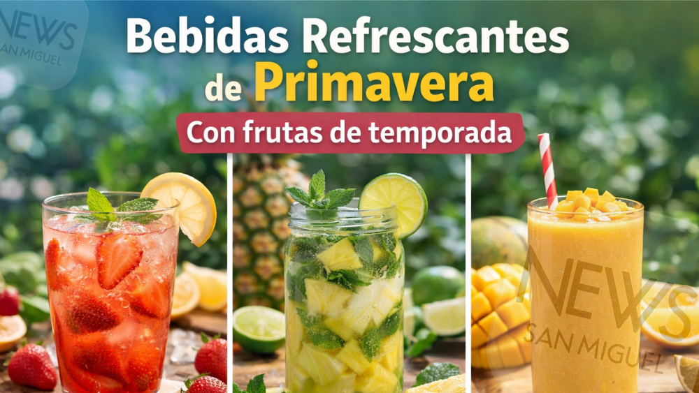 Bebidas refrescantes: recetas con frutas de temporada