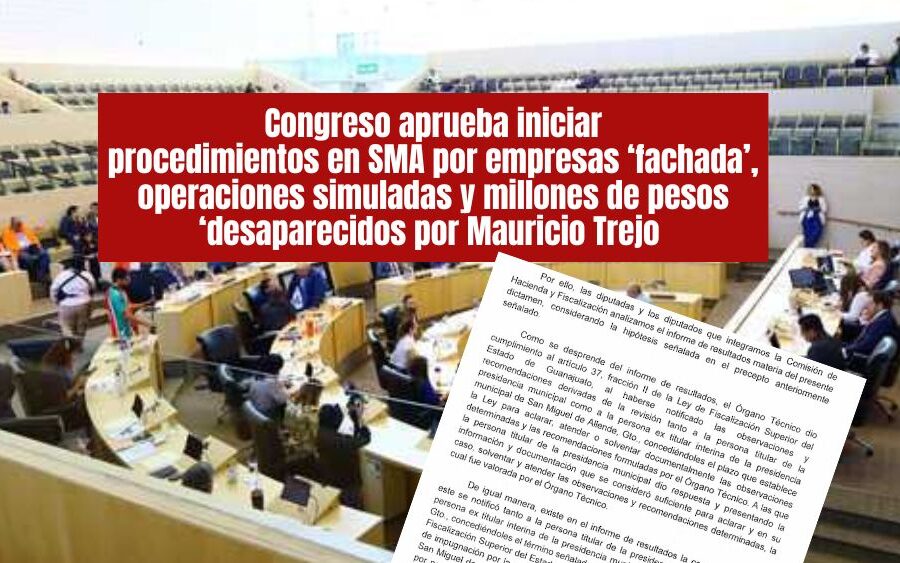 Reprueban Cuenta pública 2024 de San Miguel de Allende… y piden hallar al que causó el desmadre administrativo