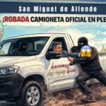 Roban otra camioneta oficial del gobierno de San Miguel de Allende a la red de ‘importados’ de Guanajuato