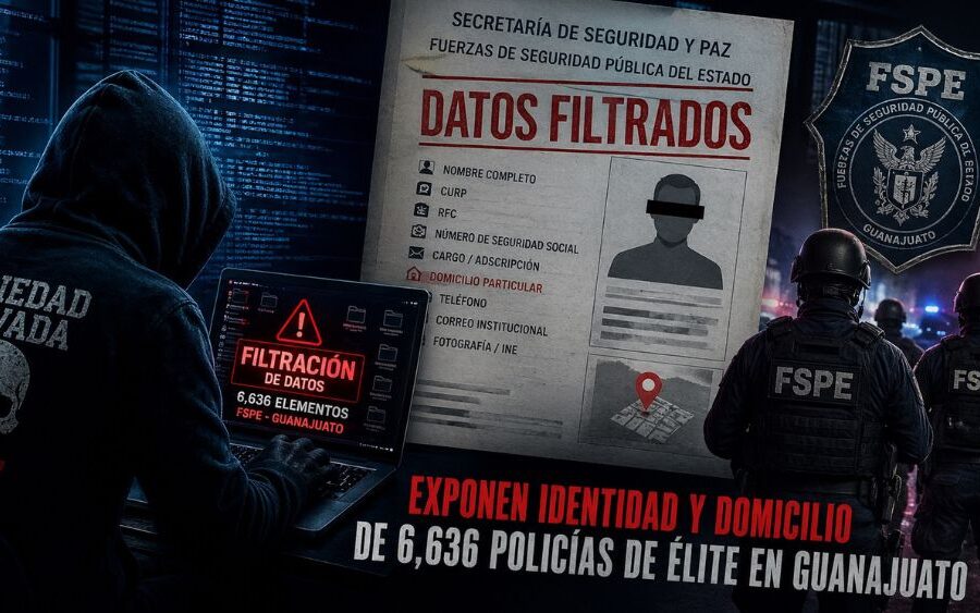 Hackean ahora datos de Secretaría de Seguridad de Guanajuato; deja sin blindaje datos de 6 mil agentes