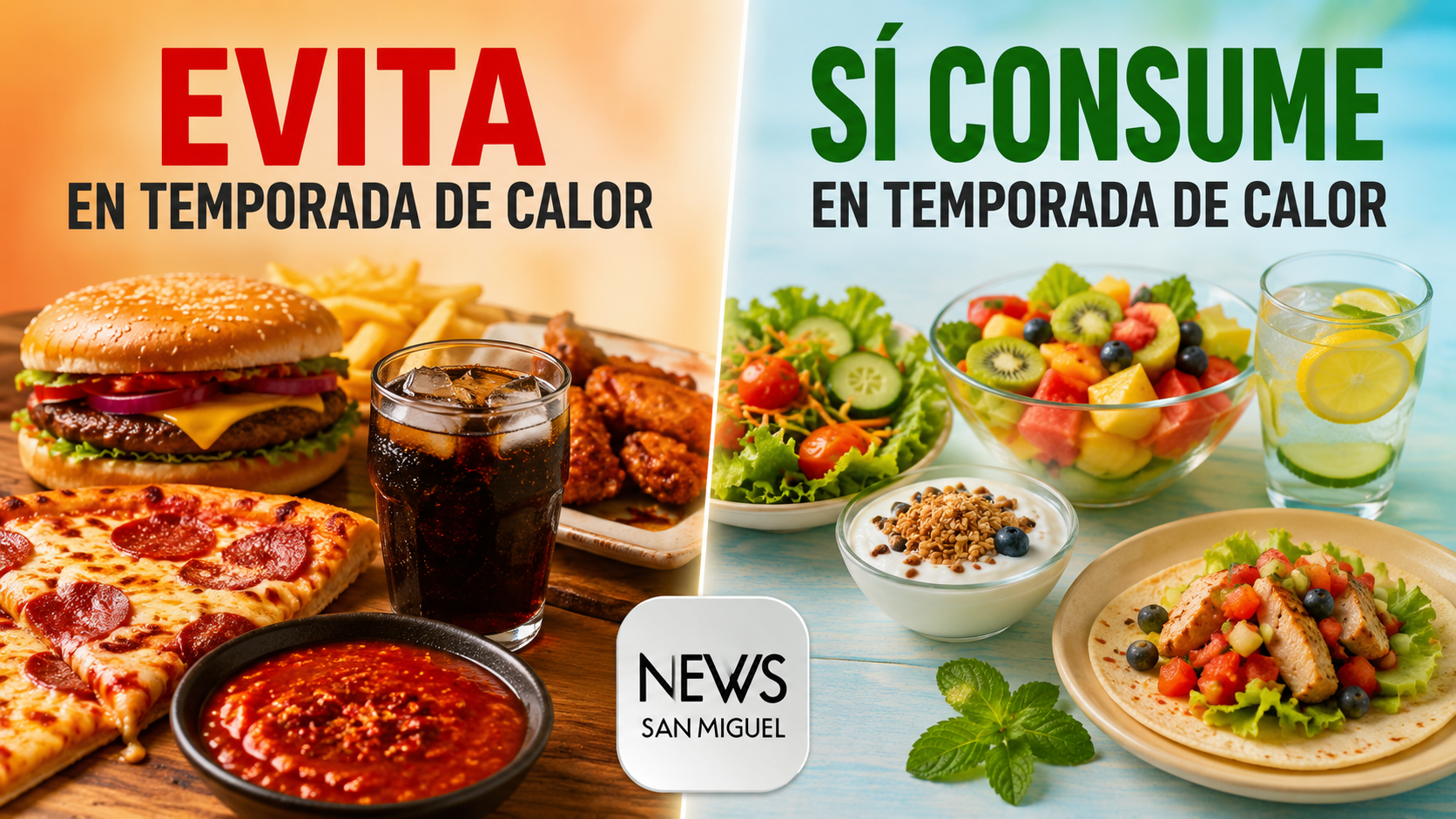CALOR: Alimentos que debes evitar en días de altas temperaturas