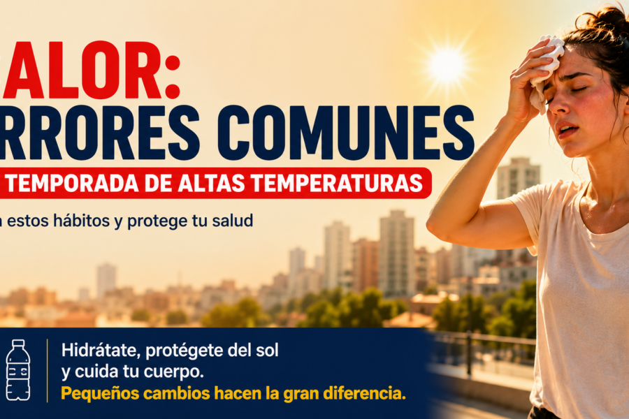 CALOR: Errores comunes en temporada de altas temperaturas