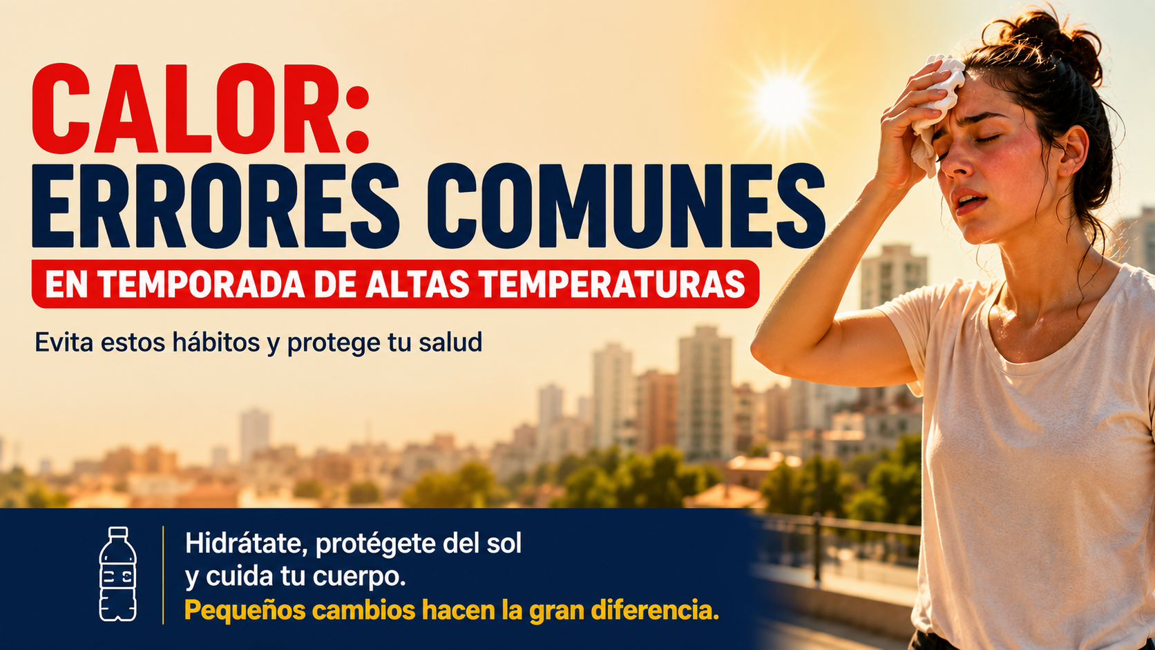CALOR: Errores comunes en temporada de altas temperaturas