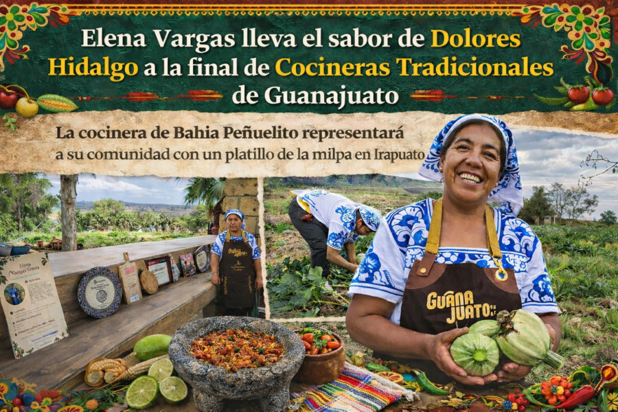 Elena Vargas a la final de Cocineras Tradicionales de Guanajuato