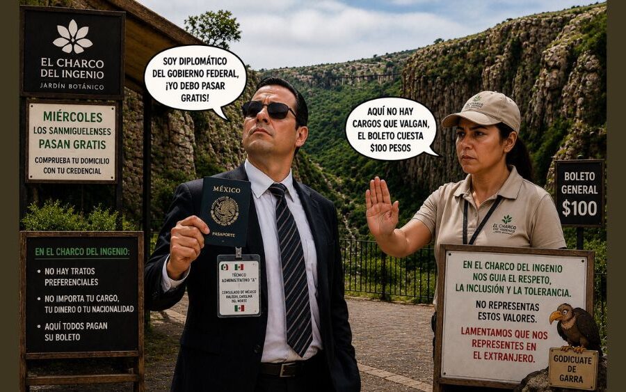 Funcionario federal arma ‘berrinche’ porque no lo dejan entrar gratis a El Charco del Ingenio