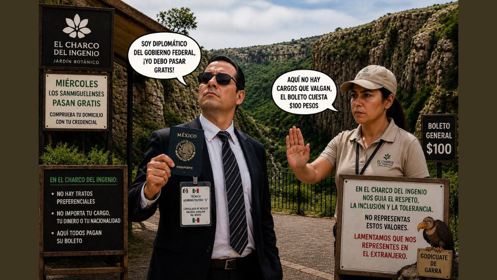Funcionario federal arma ‘berrinche’ porque no lo dejan entrar gratis a El Charco del Ingenio
