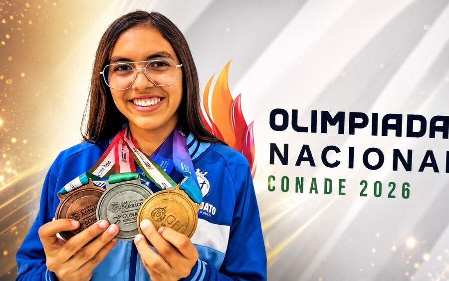 Orgullo sanmiguelense: Lily Duarte conquista tres medallas nacionales en Olimpiada CONADE 2026