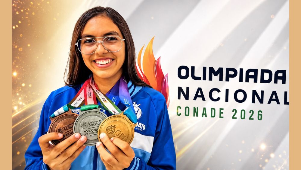 Orgullo sanmiguelense: Lily Duarte conquista tres medallas nacionales en Olimpiada CONADE 2026