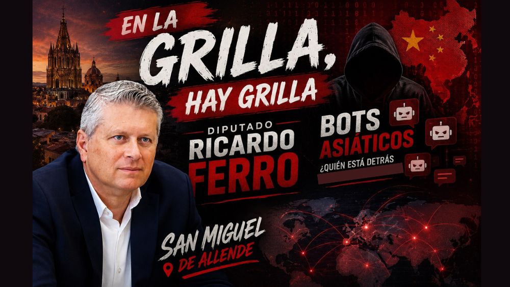 Diputado Ricardo Ferro acusa aparición de ‘bots’ asiáticos y dice que no son de él