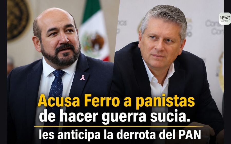 Ricardo Ferro acusa guerra sucia de los diputados azules… y les anticipa una derrota panista en el 2027