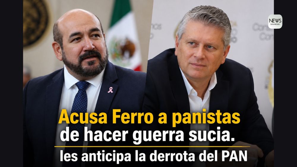 Ricardo Ferro acusa guerra sucia de los diputados azules… y les anticipa una derrota panista en el 2027