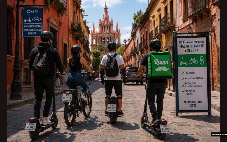 Guanajuato ya le puso ojo a los scooters, bicis eléctricas y monociclos futuristas
