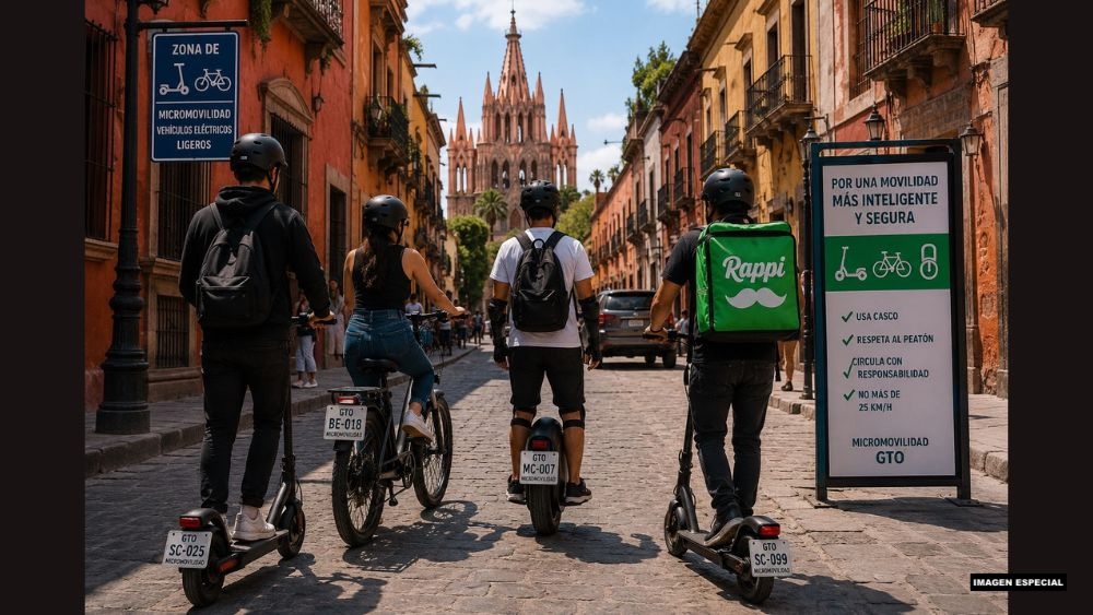 Guanajuato ya le puso ojo a los scooters, bicis eléctricas y monociclos futuristas