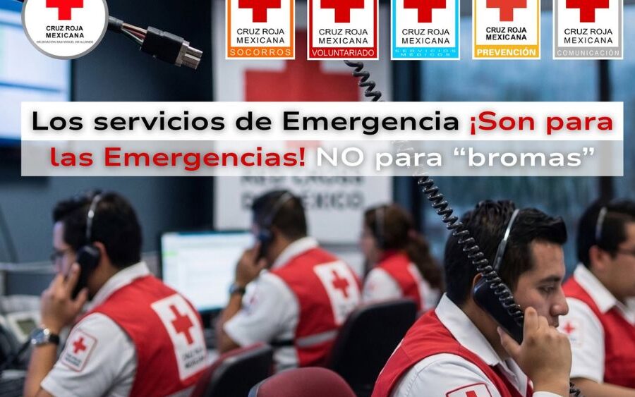 Hacen llamada de broma a Cruz Roja San Miguel de Allende… y puede costar una vida